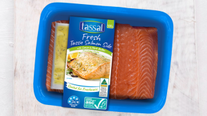 Tassal Fresh Tassie Salmon Side with Lemon & Herb Butter Sauce 500g