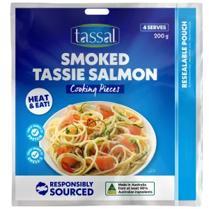 Tassal Tassie Smoked Salmon Pieces for Cooking 200g