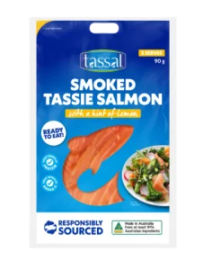 Tassal Tassie Smoked Atlantic Salmon with Lemon 90g