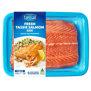 Tassal Fresh Tassie Salmon Side Skin-on 500g