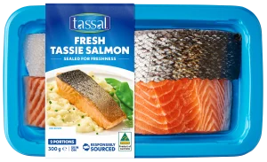 Tassal Fresh Tassie Salmon Skin on 300g