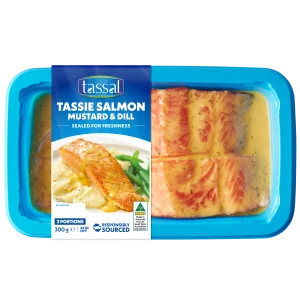 Tassal Tassie Salmon with Mustard & Dill Sauce 300g