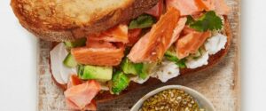Tassal Salmon sandwich