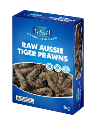 Tassal Raw Aussie Tiger Prawns, 1kg