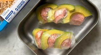 Easy Lunch recipe: Salmon rice paper rolls with slaw